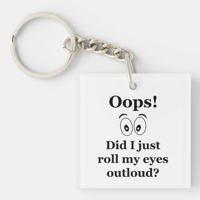 Oops! Key Ring (Front)