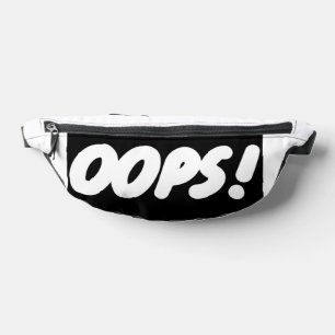 Oops! Motivational Erro Bum Bags