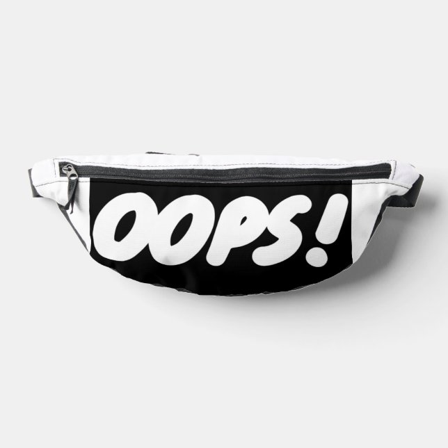Oops! Motivational Erro Bum Bags (Lay Down)