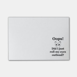 Oops! Post-it Notes