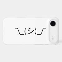 Oops Shrug Emoticon ¯\_(シ)_/¯ Japanese Kaomoji