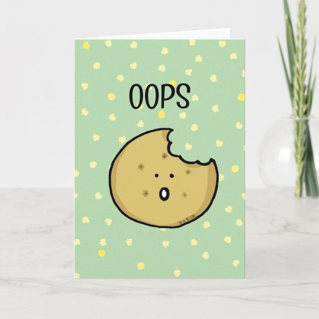 OOPS, sorry card (Front)