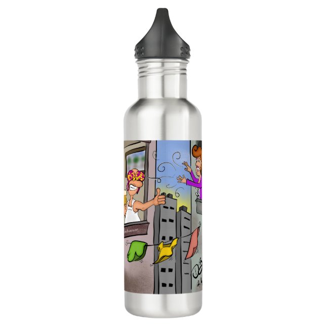 Oops Stainless Steel Water Bottle (Left)