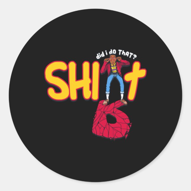 Oops! Sticker  (Front)