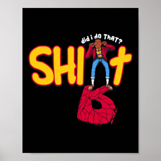 Oops! Sticker  Poster (Front)