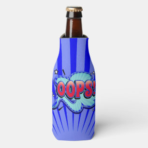Oops! Super Hero Comic Book Action Bubble Bottle Cooler