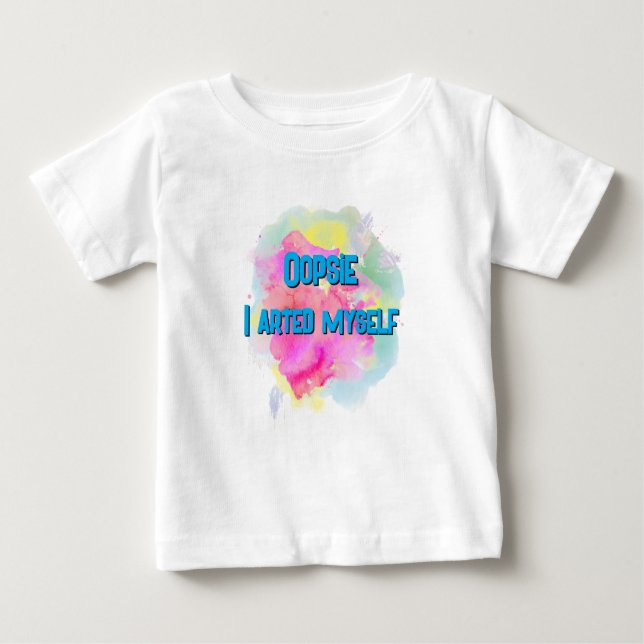 “Oopsie I arted myself” kids funny T-Shirt (Front)