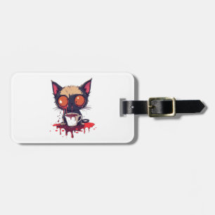Oopsie Meow � Sad Kawaii Cat Coffee Lover Luggage Tag