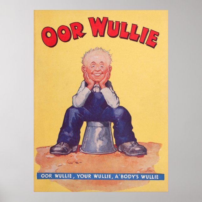 Oor Wullie 1941 Vintage Print (Front)