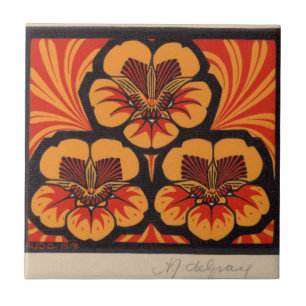 Oost-Indischekers by Julie de Graag Ceramic Tile