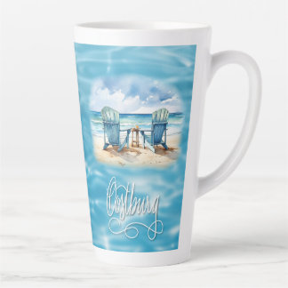 Oostburg Beach (matching journal available) Latte Mug