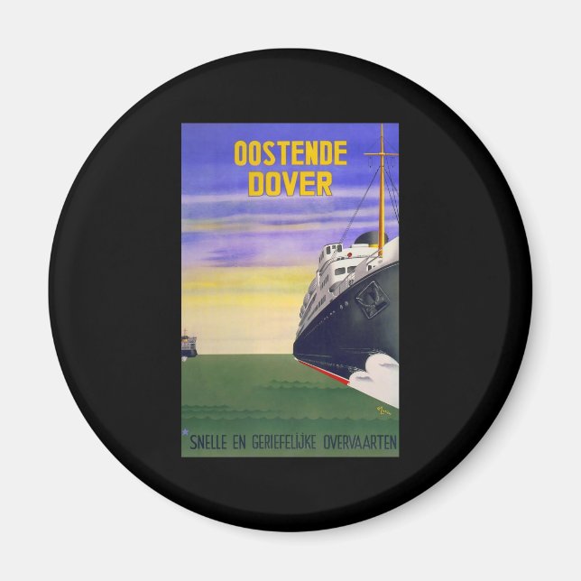 Oostende Dover Ferry Magnet (Front)