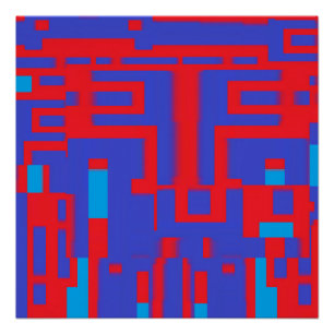 Op Architecture II - Ken Gage Abstract Poster