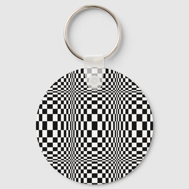 OP -Art #1 at Emporio Moffa Key Ring (Front)