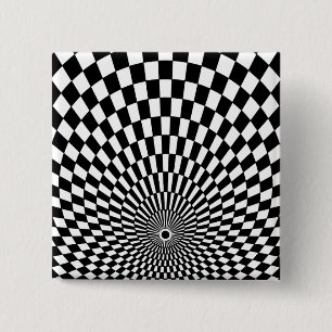OP -Art #2 at Emporio Moffa 15 Cm Square Badge