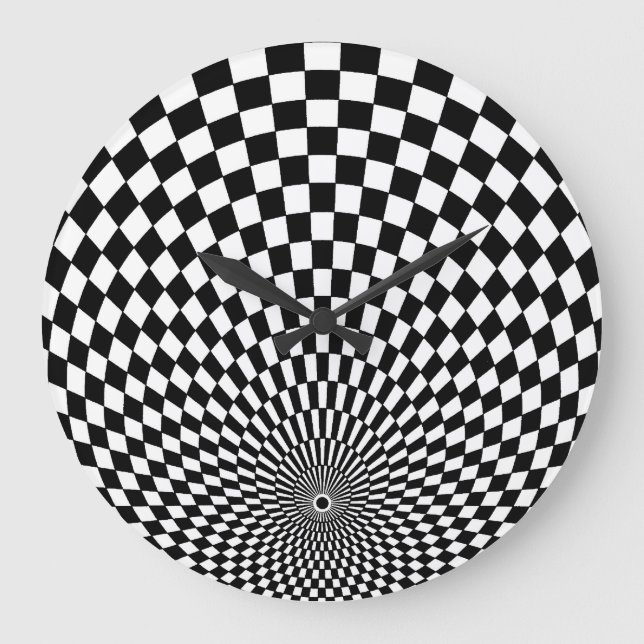 OP -Art #2 at Emporio Moffa Large Clock (Front)