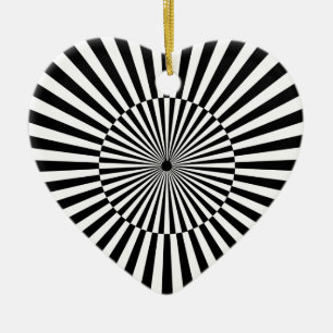 OP -Art #3 at Emporio Moffa Ceramic Ornament