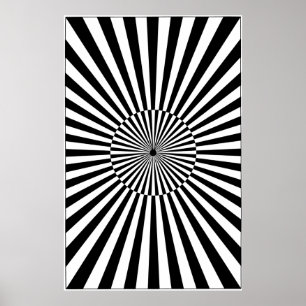 OP -Art #3 at Emporio Moffa Poster