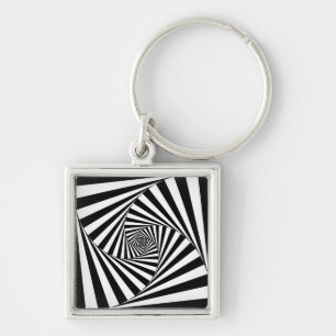 OP -Art #4 at Emporio Moffa Key Ring