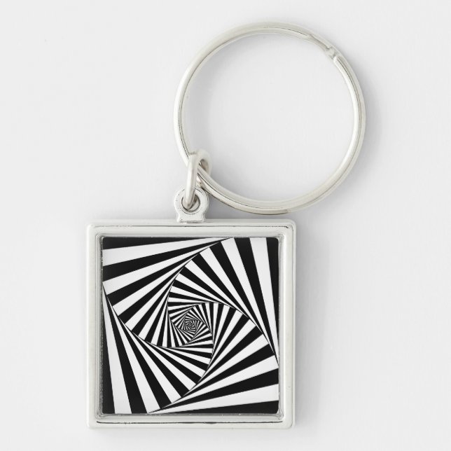 OP -Art #4 at Emporio Moffa Key Ring (Front)