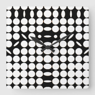 OP -Art #6 at Emporio Moffa Square Wall Clock