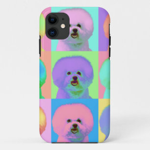 Op Art - Bichon Frise - Cody iPhone 11 Case