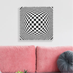 Op Art Canvas Print