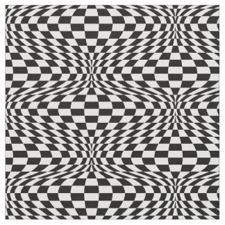 Op Art Chequerboard Fabric