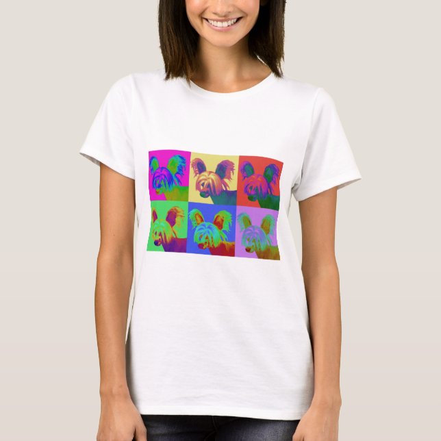 Op Art - Chinese Crested - Jasper T-Shirt (Front)