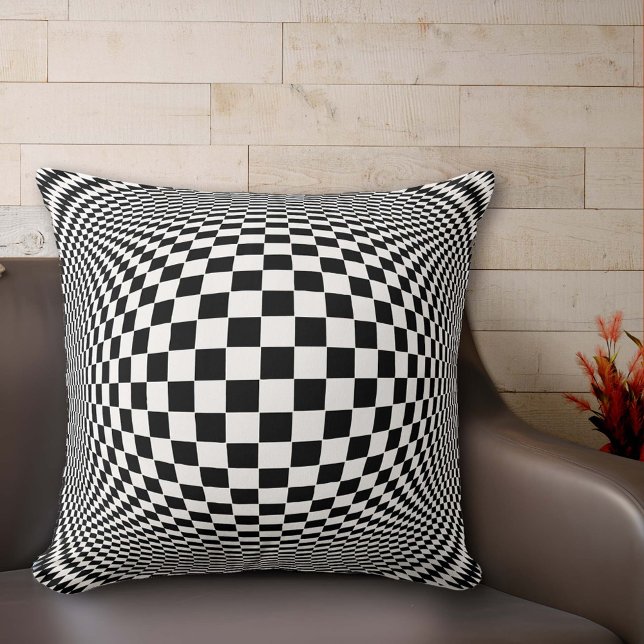 Op Art Cushion (Op Art Throw Pillow)