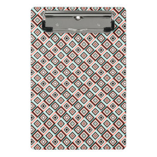 Op Art Diamond Shapes Mini Clipboard