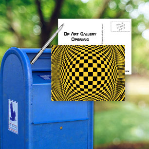 Op Art Postcard