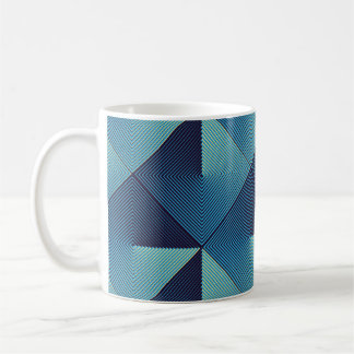 Op Art Rhombuses: Stylish Coffee Mug