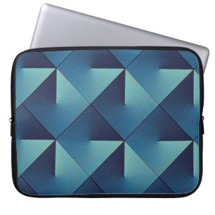Op Art Rhombuses: Stylish Laptop Sleeve
