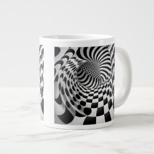 Op Art Tunnel Jumbo Mug