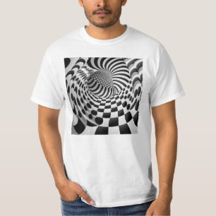 Op Art Tunnel Men's Value T-Shirt 