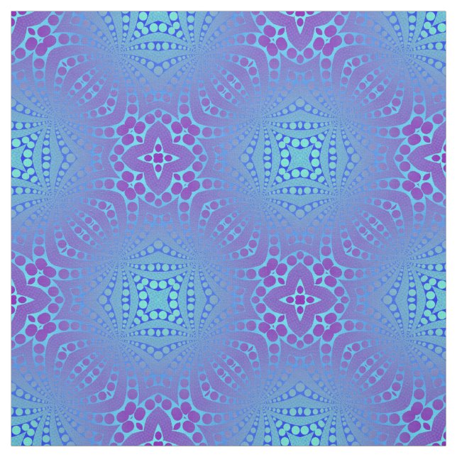 Op Madhi in Blue and Purple Fabric (Swatch)