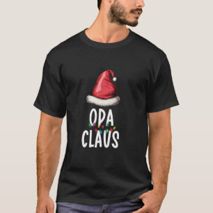 Opa Claus Christmas Santa s Hat Family Matching Pa T-Shirt