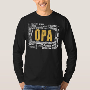 Opa Life  For Opa Grandpa Husband Mens T-Shirt