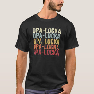 Opa Locka Florida Opa Locka FL Retro Vintage Text T-Shirt