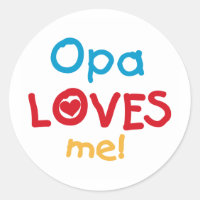 Opa Loves Me T-shirts and Gifts