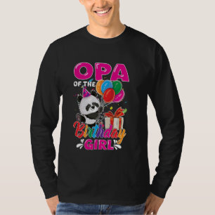 Opa Of The Panda Bear Birthday Animal Lover Boys G T-Shirt