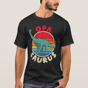 Opa Saurus I Brachiosaurus Diplodocus I Family Mat T-Shirt