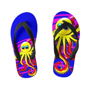 Opa the Octopus Designer Kid's Thongs