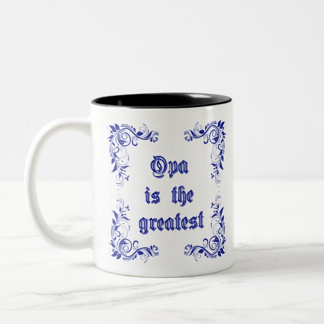 Opa Two-Tone Coffee Mug (Left)