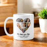 Opa We Love you Hearts Modern Photo Collage Coffee Mug<br><div class="desc">The Opa We Love You Hearts Modern Photo Collage gift that will warm her heart.</div>