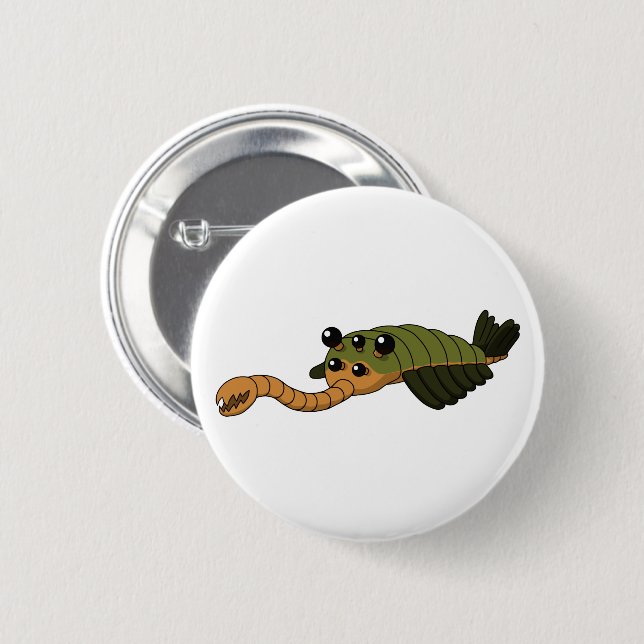 Opabinia- Prehistoric Animal 6 Cm Round Badge (Front & Back)