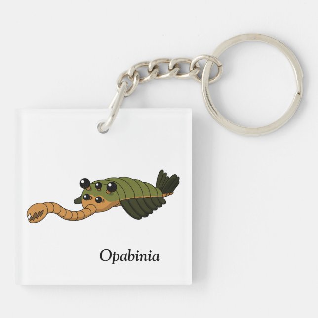 Opabinia- Prehistoric Animal Key Ring (Back)