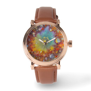 Opal burst watch face