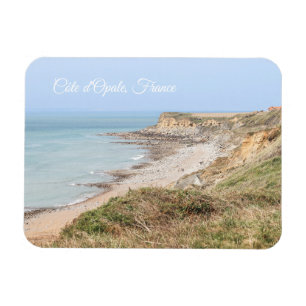 Opal Coast Turquoise Sea and Cliffs Magnet